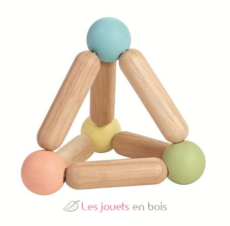 Rattle triangle pastel PT5256 Plan Toys, The green company 3