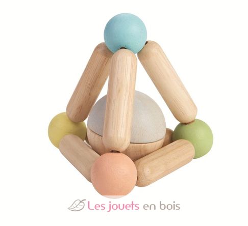 Rattle triangle pastel PT5256 Plan Toys, The green company 1