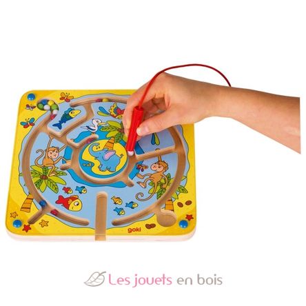 Magnetic maze board Island GK53818 Goki 2