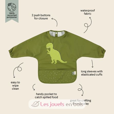Waterproof long sleeve bib - Mr Dino TX-96-328 Trixie 3