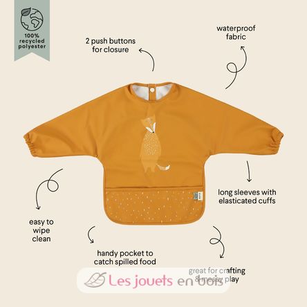 Waterproof long sleeve bib - Mr Fox TX-96-331 Trixie 4