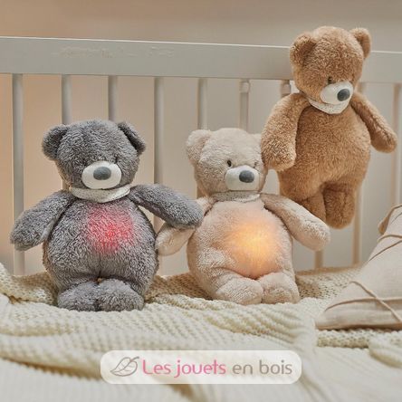 Night Light Cuddly Bear Sleepy - light brown NA876575 Nattou 3