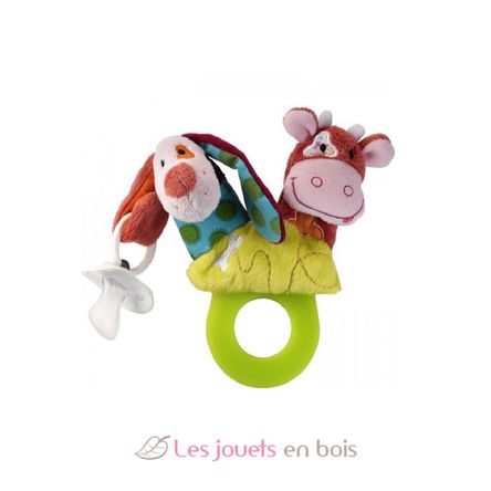 Jef teething rattle LL-86319 Lilliputiens 2