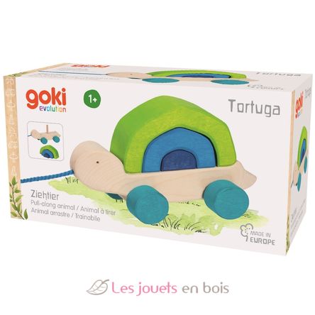 Tortuga pull-along tortoise GK54859 Goki 3