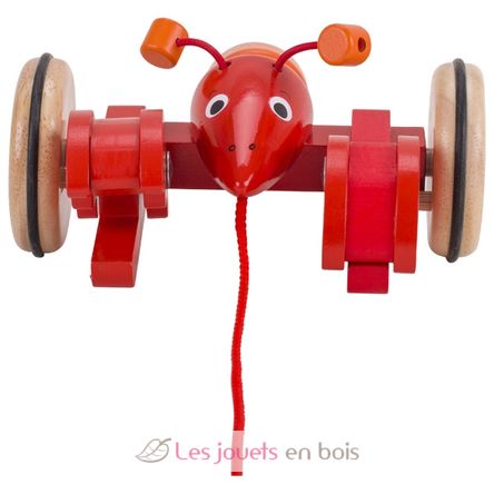 Lobster pull along toy GK54904 Goki 3