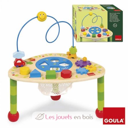 Wooden activity table GO55231 Goula 3