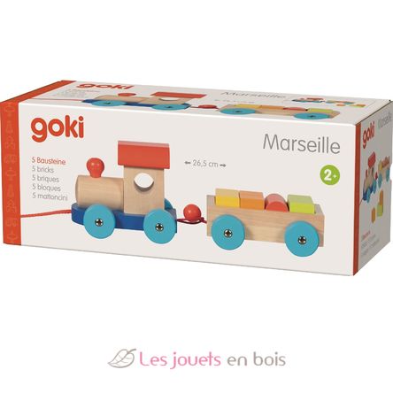 Wooden train Marseille GK55830 Goki 4