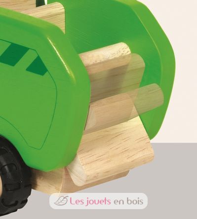 Garbage truck green GK55964 Goki 2