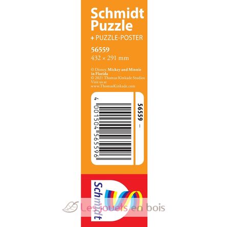 Puzzle Mickey and Minnie in Florida 200 pcs S-56559 Schmidt Spiele 3