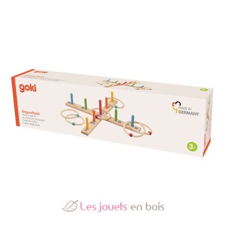 Hoop-la game with 6 sisal rings GK56801 Goki 2
