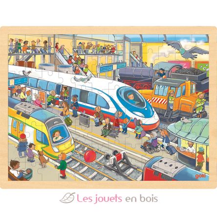 Puzzle railway station GK57316 Goki 1