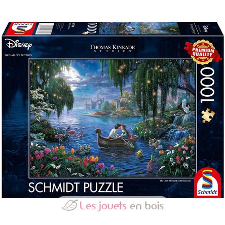 Puzzle The Little Mermaid and Prince Eric 1000 pcs S-57370 Schmidt Spiele 1