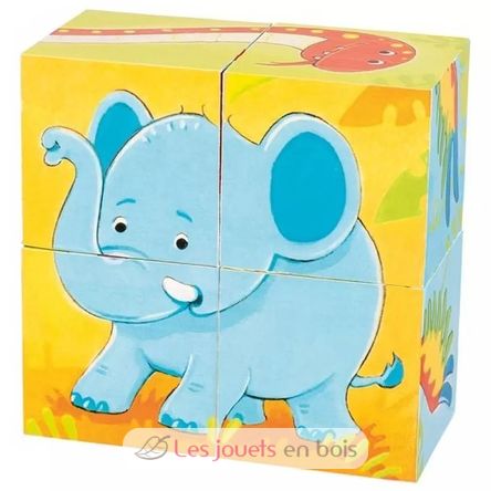 Block Puzzle Wild Animals GK57434 Goki 1