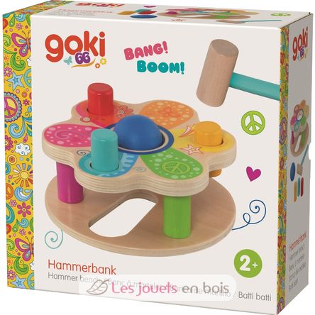 Hammering bench Flower Power GK58310 Goki 3