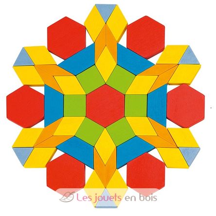Mosaic geometric shapes 250 pcs GK58557 Goki 2