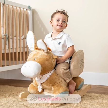 Rocking toy Leo the donkey NA595216 Nattou 4