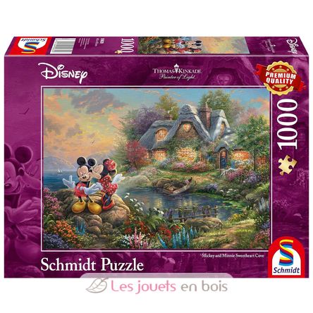 Puzzle Sweethearts Mickey and Minnie 1000 pcs S-59639 Schmidt Spiele 1