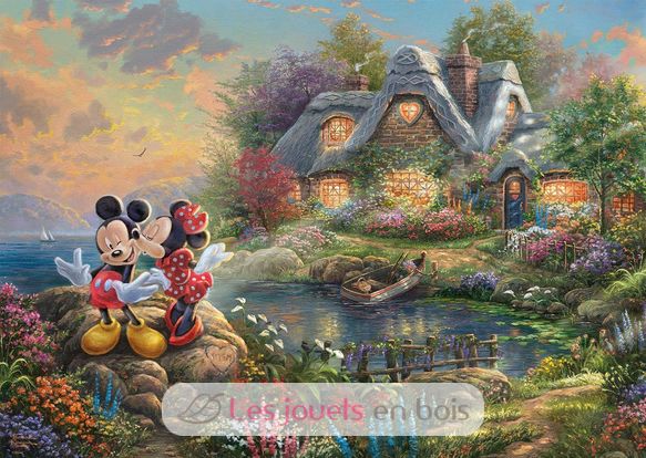 Puzzle Sweethearts Mickey and Minnie 1000 pcs S-59639 Schmidt Spiele 2