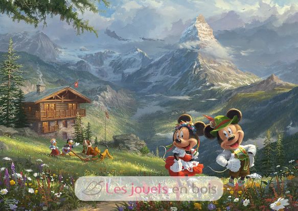 Puzzle Mickey and Minnie in the Alps 1000 pcs S-59938 Schmidt Spiele 2
