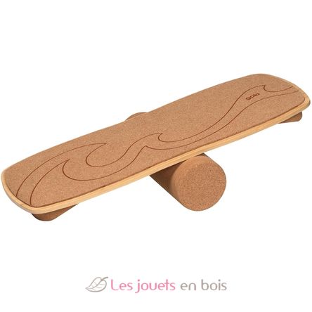 Balance Board in wood and cork GK59965 Goki 1