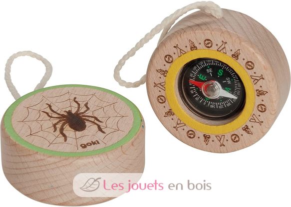 Spider Wooden Compass GK60700 Goki 1