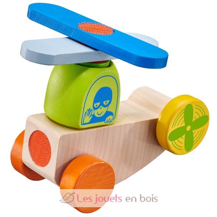 Wooden plane, with velcro 5 pcs SE62079 Selecta 1