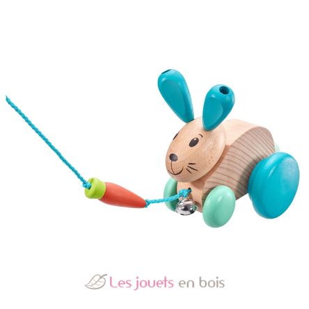 Henny Hoppel pull along wooden bunny SE62100 Selecta 3