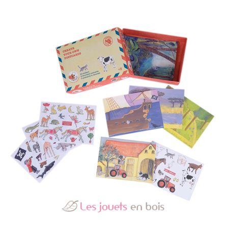 Post cards with stickers EG630548 Egmont Toys 3