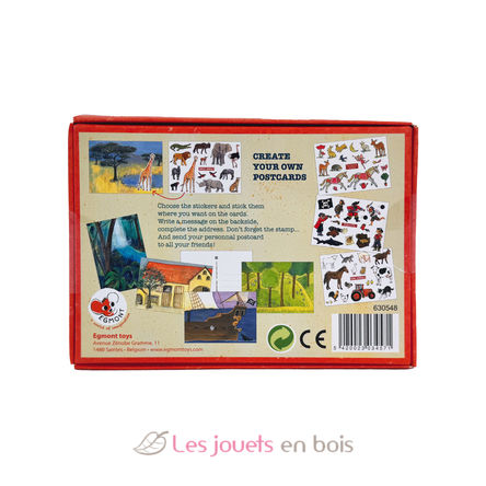 Post cards with stickers EG630548 Egmont Toys 5
