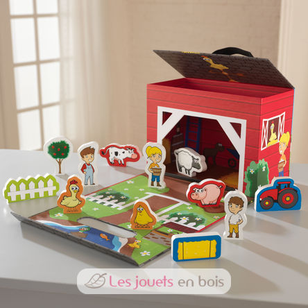 Travel Box Play Set - Farm KI63386 Kidkraft 7