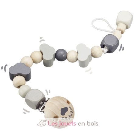Lucky clouds grey, pacifier chain SE64006 Selecta 2