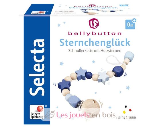 Lucky star blue, pacifier chain SE64014 Selecta 3