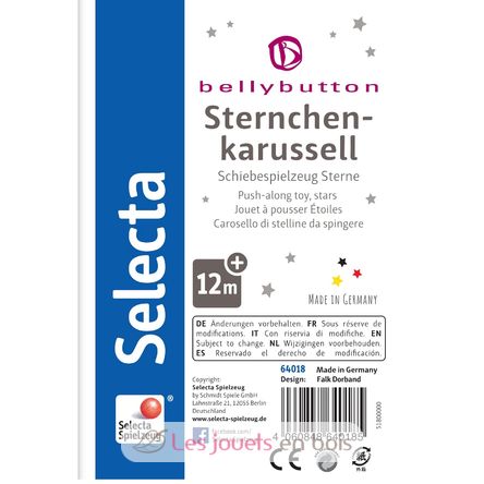 Push Along Star Carousel SE64018 Selecta 6