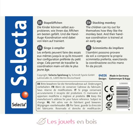 Stacking monkey SE64026 Selecta 4