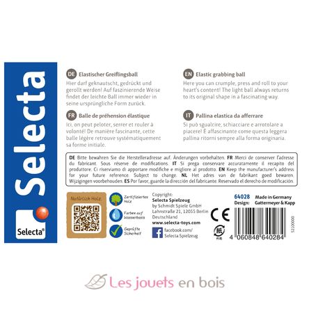 Elastic grabbing ball grey SE64028 Selecta 3