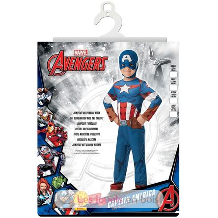 Captain America child costume 3-4 years R640832-T34 Rubies 3