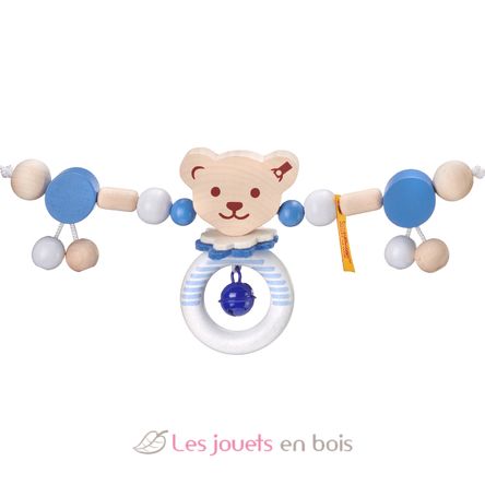 Steiff Bear stroller toy chain blue SE64305 Selecta 6