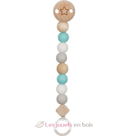 Soother chain star turquoise GK65237 Goki 1