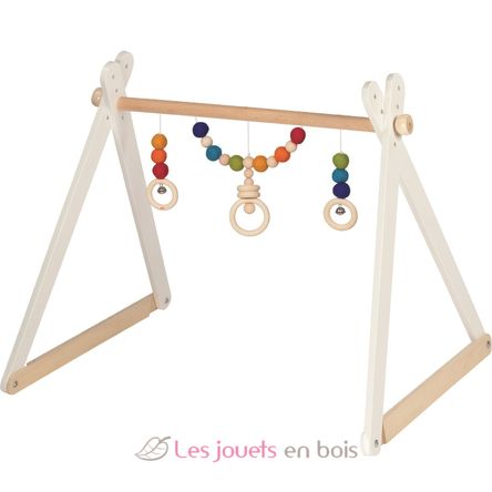 Wooden baby gym rainbow GK65357 Goki 1