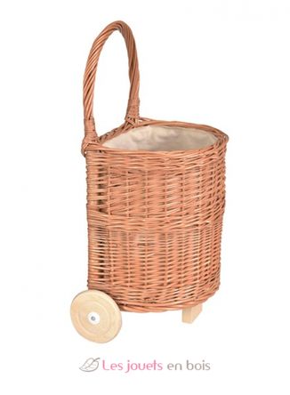 Wicker shopping trolley EG700051 Egmont Toys 1