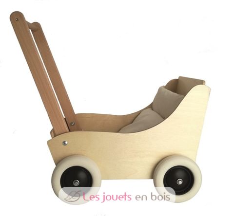 Pram beech with natural fabric EG700208 Egmont Toys 1