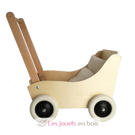 Pram beech with natural fabric EG700208 Egmont Toys 1