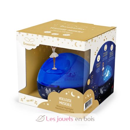 Musical Star Projector Ballerina blue TR-7011 Trousselier 3