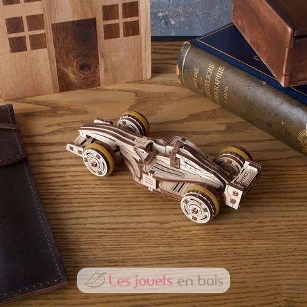 Compact Racer mechanical model kit U-70252 Ugears 7