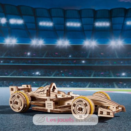 Compact Racer mechanical model kit U-70252 Ugears 9