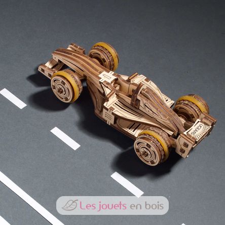 Compact Racer mechanical model kit U-70252 Ugears 10