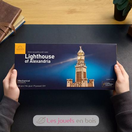 Lighthouse of Alexandria mechanical model kit U-70254 Ugears 11
