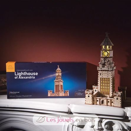 Lighthouse of Alexandria mechanical model kit U-70254 Ugears 9