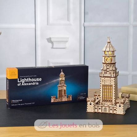 Lighthouse of Alexandria mechanical model kit U-70254 Ugears 10
