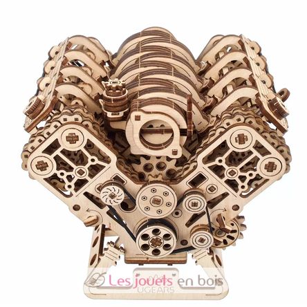 V8 Engine mechanical model kit U-70264 Ugears 3